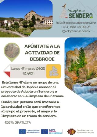 Imagen Desbroce de un sendero.