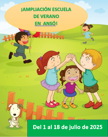 Imagen Ampliación de la Escuela de Verano en Ansó