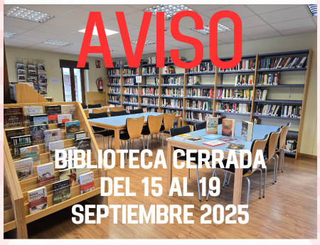 Imagen La biblioteca municipal cerrará por vacaciones del 15 al 19