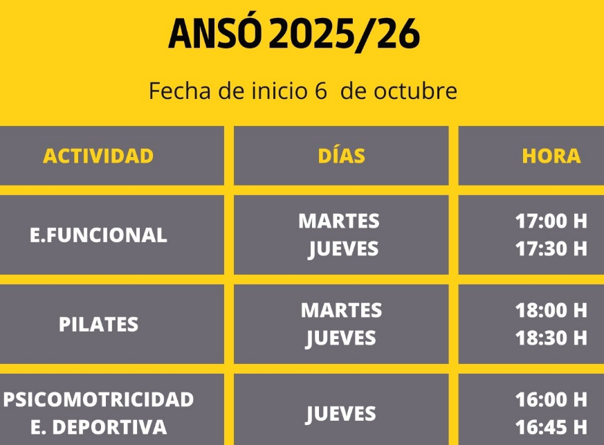 Imagen Todo listo en Ansó para el inicio de las actividades deportivas del próximo curso 2025-2026