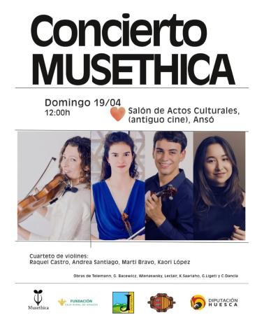 Imagen Musethica ofrece un concierto extraordinario en Ansó