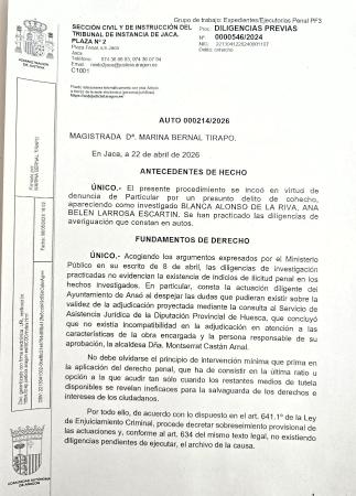 Imagen La Justicia archiva la infundada denuncia de VOX contra la alcaldesa y...