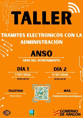 Imagen Realización de tres talleres TIC en Ansó en el mes de julio
