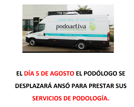 Imagen Servicio de podología en Ansó