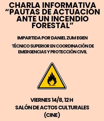 Imagen Charla sobre pautas de actuación frente a un incendio