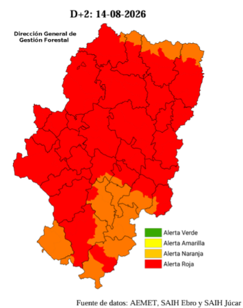 Imagen Aviso de máxima precaución por riesgo de incendios
