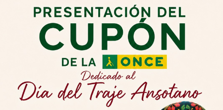 Imagen Presentación Cupón de la ONCE dedicado a Ansó