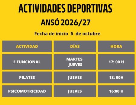 Imagen Nuevos cursos de actividades deportivas en Ansó